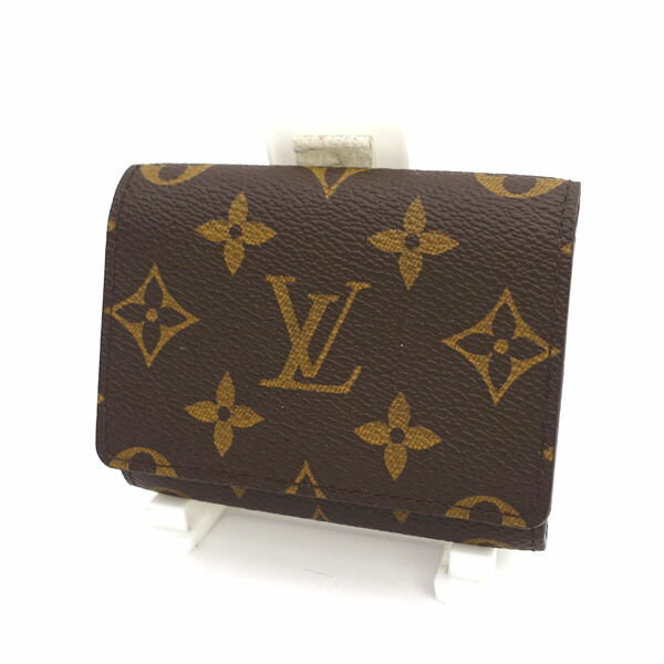 LOUIS VUITTON / ルイヴィトン ◆アンヴェロップ カルト ドゥ ヴィジット カードケース 名刺入れ M62920 【財布/サイフ/ウォレット/wallet/コイン】 ブランド【中古】