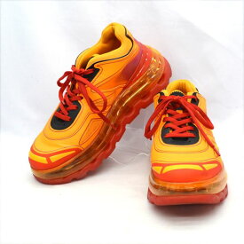 【価格見直し】【2024/03/11】SHOES 53045 ◆シースルー チャンキーソール ダットスニーカー SIZE：42 【メンズ/MEN/男性/ボーイズ/紳士】【靴/クツ/シューズ/SHOES】 ブランド【中古】