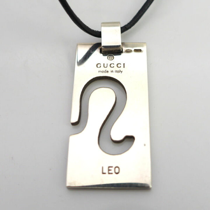 楽天市場】GUCCI / グッチ □ネックレス LEO トップ 925 50センチ 箱 