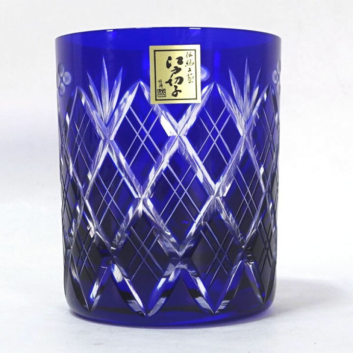 楽天市場】江戸切子 田島硝子 ◇【グラス】江戸切子/小花剣矢来紋  