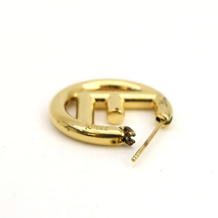 楽天市場】FENDI / フェンディ ◇エフイズ Fロゴ ゴールド ピアス 両耳 