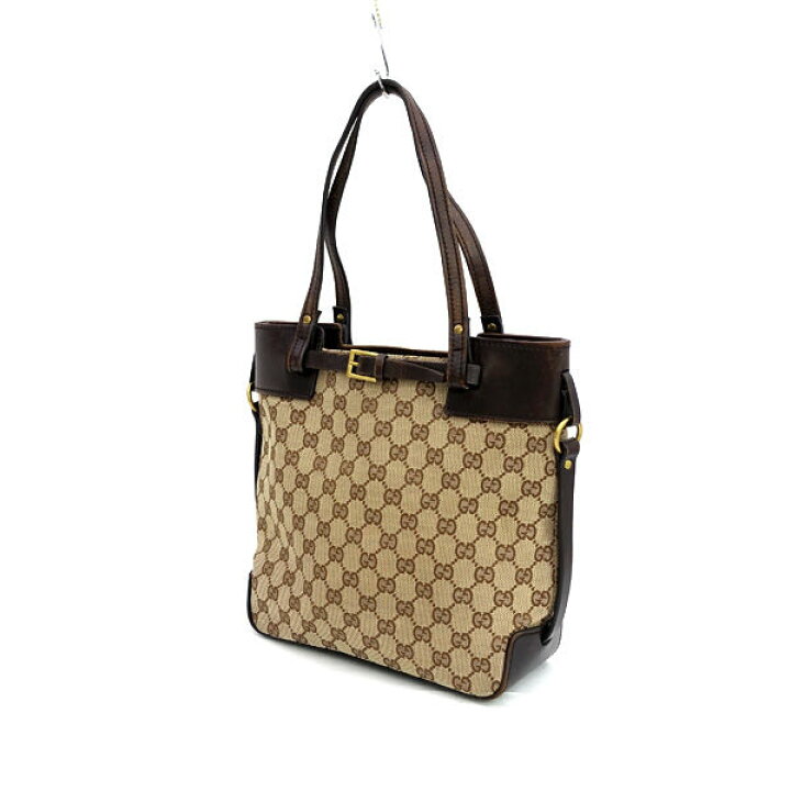 楽天市場】GUCCI / グッチ □GGキャンバス トートバッグ ブラウン 
