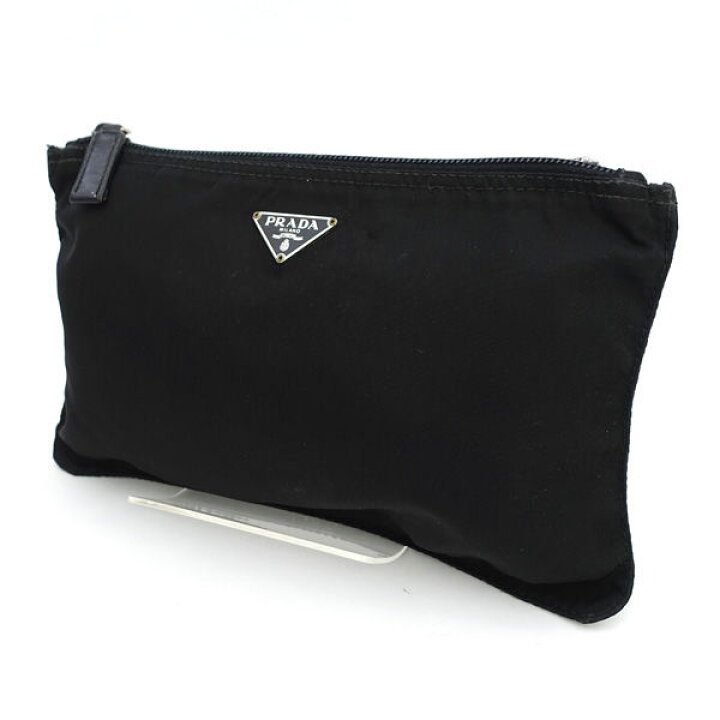 楽天市場】PRADA / プラダ □ポーチ 小物入れ テスート ブラック  