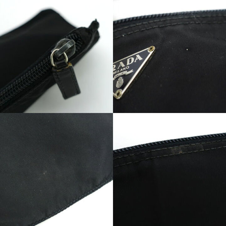 楽天市場】PRADA / プラダ □ポーチ 小物入れ テスート ブラック  