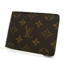 LOUIS VUITTON / ルイヴィトン ◆ポルトフォイユ ミュルティプル 二つ折り札入れ モノグラム M60895 【財布/サイフ/ウォレット/wallet/コイン】 ブランド【中古】