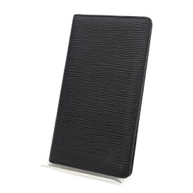 LOUIS VUITTON / ルイヴィトン ◆ポルトカルトクレディ エピレザー ノワール ブラック 二つ折り長財布 M63212 【財布/サイフ/ウォレット/wallet/コイン】 ブランド【中古】