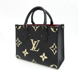 LOUIS VUITTON / ルイヴィトン ◆オンザゴーPM ハンドバッグ 2WAY モノグラムアンプラント M45659 【バッグ/バック/BAG/鞄/カバン】 ブランド【中古】