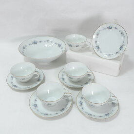 Noritake / ノリタケ ■ノリタケ/ティータイム セット（ボウル・カップ&ソーサー5客） ギフト【中古】