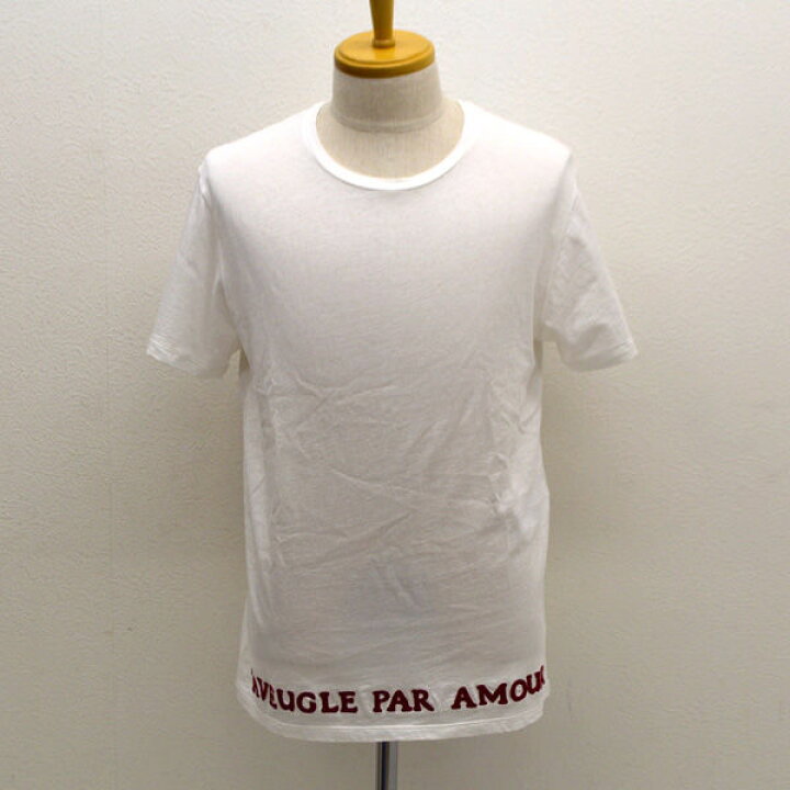 楽天市場】GUCCI / グッチ ◇Tシャツ 刺繍 ホワイト レッド AMOUR  
