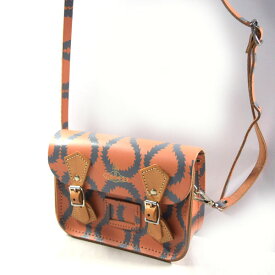 【価格見直し】【2024/04/09】Vivienne Westwood / ヴィヴィアンウエストウッド ■サッチェル スクイグル ショルダーバック レザー オレンジ 【バッグ/バック/BAG/鞄/カバン】 ブランド【中古】