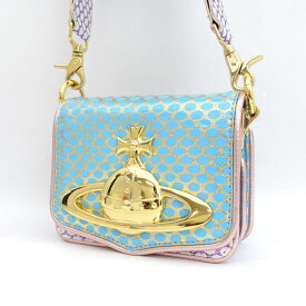 【価格見直し】【2024/03/29】Vivienne Westwood / ヴィヴィアンウエストウッド ■ORB ショルダーバッグ エナメル ドット 【バッグ/バック/BAG/鞄/カバン】 ブランド【中古】