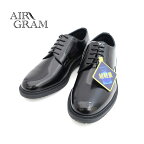 AIR GRAM エアグラム メンズ プレーントゥ ビジネスシューズ 1725 メンズ 紳士靴 革靴 【nesh】 【新品】