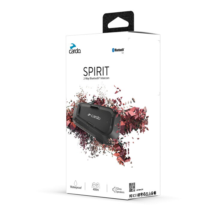 楽天市場】【正規販売店】Cardo バイクインカム SPIRIT SPRT0001