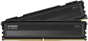 ESSENCORE KLEVV FIT V �f�X�N�g�b�vPC�p ���������W���[�� �Q�[�~���O������ PC5-44800�iDDR5-5600�j�Ή� 16GB×2�� 288pin DDR5 U-DIMM �W�F�b�g�u���b�N KD5AGU880-56K300L