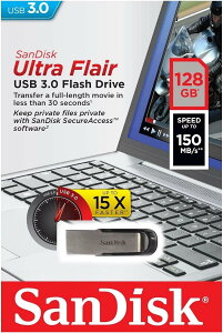 SanDisk �T���f�B�X�N �ő�Ǎ�150MB/s USB3.0�Ή� �t���b�V�������� 128GB SDCZ73-128G-G46