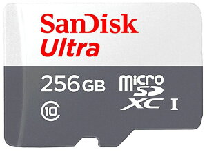 SanDisk �T���f�B�X�N �}�C�N��SD�J�[�h 256GB microSD microSDXC Class10 UHS-I �Ǎ����x 100MB/s SDSQUNR-256G-GN3MN