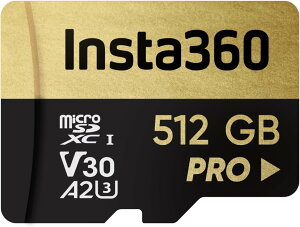 Insta360 �C���X�^�T�����N�}�� microSD microSDXC�J�[�h 512GB UHS-I U3 V30 A2 CINSBAVM