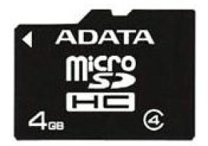 �y5���Z�b�g�zADATA �G�C�f�[�^ microSD�J�[�h 4GB Class4 SD�ϊ��A�_�v�^�t�� AUSDH4GCL4-RA1
