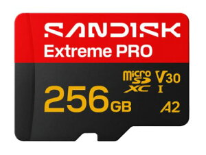 Sandisk �T���f�B�X�N Extreme Pro microSDXC�J�[�h 256GB UHS-I V30 A2 R:250MB/s W:170MB/s SDSQXCJ-256G-GS6MA