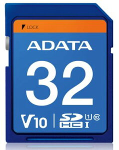 ADATA �G�C�f�[�^ SD SDHC �J�[�h 32GB UHS-I V10 Class10 �Ή� ASDH32GUICL10-R