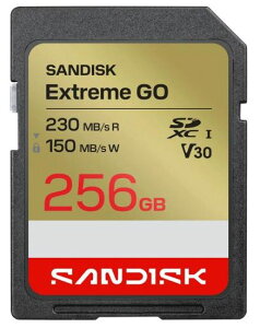 SANDISK �T���f�B�X�N 256GB Extreme GO SDXC SD�J�[�h UHS-I �ǎ�230MB/�b ����150MB/�b U3 V30 SDSDXGN-256G-GNCIN