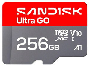 SANDISK �T���f�B�X�N Ultra Go microSDXC microSD �J�[�h 256GB Class10 UHS-1 V10 �Ή� �ő�Ǎ����x190MB/s SDSQUGN-256G-GN6MN