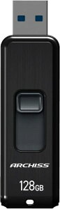 �A�[�L�X ARCHISS 5�N�ۏ� USB������ 128GB USB3.2(Gen1) �Ή� �X���C�h�� �X�g���b�v�z�[���t�� �L���b�v���X�f�U�C�� AS-128GU3-PSB