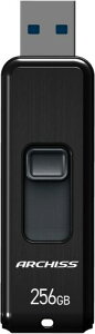 �A�[�L�X ARCHISS 5�N�ۏ� USB������ 256GB USB3.2(Gen1) �Ή� �X���C�h�� �X�g���b�v�z�[���t�� �L���b�v���X�f�U�C�� AS-256GU3-PSB