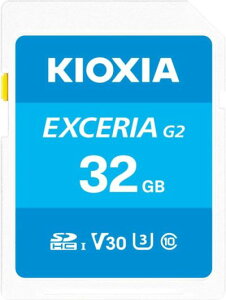 KIOXIA �L�I�N�V�A (�����Ń�����) EXCERIA G2 32GB SD SDHC �J�[�h Class10 UHS-I U3 V30 (R�F100MB/s W�F50MB/s) LNEX2L032GG4