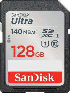 SanDisk �T���f�B�X�N SDXC�J�[�h 128GB ULTRA Class10 140MB/s UHS-1 SDSDUNB-128G-GN6IN
