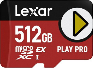 Lexar レキサー microSD Express カード 512GB microSDXC Switch2 対応 PLAY PRO EX UHS-I U3 A2 (読取最大:900MB/s 書込最大:600MB/s) LMSXPS0512G-BNNNG