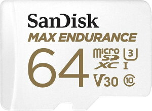 SanDisk �T���f�B�X�N �h���C�u���R�[�_�[��h�ƃJ�����ɍœK�I���ϋv microSDXC�J�[�h 64GB UHS-1 U3 V30�Ή� SDSQQVR-064G-GN6IA