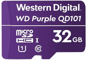 Western Digital �E�G�X�^���f�W�^�� WD Purple microSD �J�[�h 32GB SC QD101 SDHC UHS-I �A���^�� �Ď��J���� WDD032G1P0C