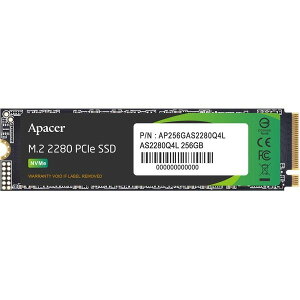 Apacer �A�y�C�T�[ SSD 256GB M.2 PCIe Gen4 x 4 NVMe �ő�Ǎ����x 3300MB/s �ő发�����x 1300MB/s AP256GAS2280Q4L-1
