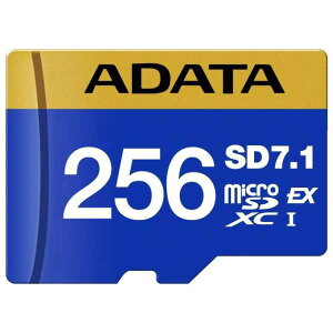 ADATA microSD Premier Extreme microSDXC SD7.1 Express Card 256GB SD7.1 �ő�Ǎ����x 800MB/�b Switch 2 UD256GEX3L1-C