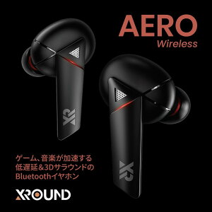 XROUND AERO Wireless Bluetooth�ڑ� ��x�� ���S���C�����X�C���z�� �Q�[�� / ���y ���Ή� XRD-XAW-01