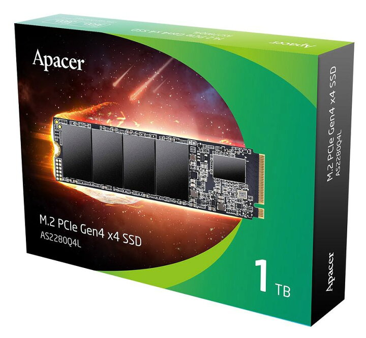 楽天市場】Apacer アペイサー SSD 1TB M.2 PCIe Gen4 x 4 NVMe 最大 