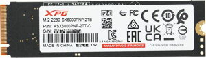 ADATA XPG SX6000 Pro PCIe Gen3 x4 M.2 2280 SSD with Heatsink 2TB ǎ 2100MB/s /  1500MB/s 5Nۏ ASX6000PNP-2TT-C