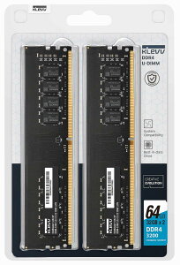 ESSENCORE KLEVV PC4-25600 DDR4-3200 64GB ( 32GB x 2 ) fXNgbvPCp 288pin Unbuffered DIMM 1.2V KD4BGUA80-32N220D