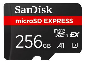 SanDisk TfBXN microSD Express 256GB PCIe NVMe UHS-I U3 A1 R:880MB/s W:650MB/s SDSQXFN-256G-GN4NN