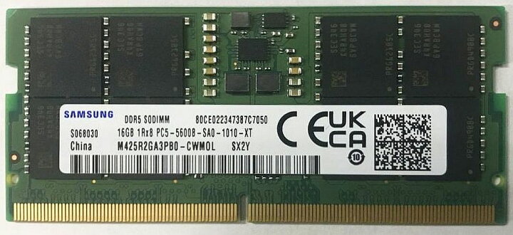 楽天市場】SAMSUNG ORIGINAL サムスン純正 PC5-44800 DDR5-5600 16GB