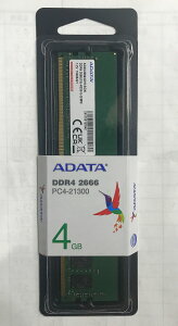 ADATA エイデータ PC4-21300 DDR4-2666 288pin 4GB デスクトップPC用メモリ AD4U26664G19-SGN 永久保証