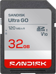 SanDisk �T���f�B�X�N SD SDHC �J�[�h 32GB Ultra GO Class 10 UHS-I U1 V10 �Ǎ����x 120MB/s SDSDUGN-032G-GN6IN