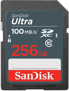 SANDISK �T���f�B�X�N 256GB SD SDXC �J�[�h UHS-I �ő�Ǎ����x100MB/s Class10 �ϊ��A�_�v�^���� SDSDUNR-256G-GN3IN