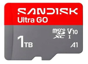 SANDISK �T���f�B�X�N Ultra Go microSDXC microSD �J�[�h 1TB Class10 UHS-1 V10 �Ή� �ő�Ǎ����x190MB/s SDSQUGN-1T00-GN6MN