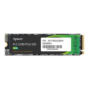 Apacer �A�y�C�T�[ ���� SSD 512GB 3D NAND M.2 2280 NVMe (PCIe Gen3×4) Read�F3000MB/s Write�F2000MB/s AP512GAS2280P4-1