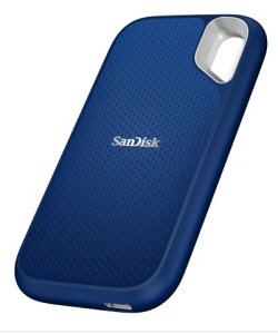 SanDisk �G�N�X�g���[�� �|�[�^�u��SSD V2 �O�t�� 2TB USB-A / USB-C���Ή� USB3.2 Gen2 �Ǐo�ő�1050MB/�b �h�H�h�o ���C�����u���[ SDSSDE61-2T00-RR25