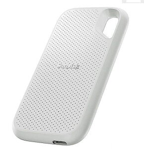 SanDisk �G�N�X�g���[�� �|�[�^�u��SSD V2 �O�t�� 1TB USB-A / USB-C���Ή� USB3.2 Gen2 �Ǐo�ő�1050MB/�b �h�H�h�o �z���C�g SDSSDE61-1T00-G46W