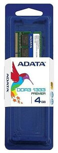 �y�V�i�zADATA �G�C�f�[�^ PC3-10600 DDR3-1333 SO-DIMM 4GB AD3S1333C4G9-S