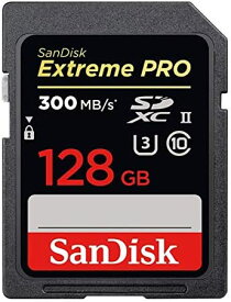 SanDisk サンディスク Extreme Pro SDXC 128GB UHS-II Class3 V90対応 (R:300MB/s W:260MB/s) SDSDXDK-128G-GN4IN